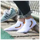 Носки мужские, дышащие, однотонные, черные, белые, до щиколотки, 10 пар, удобные носки из хлопка