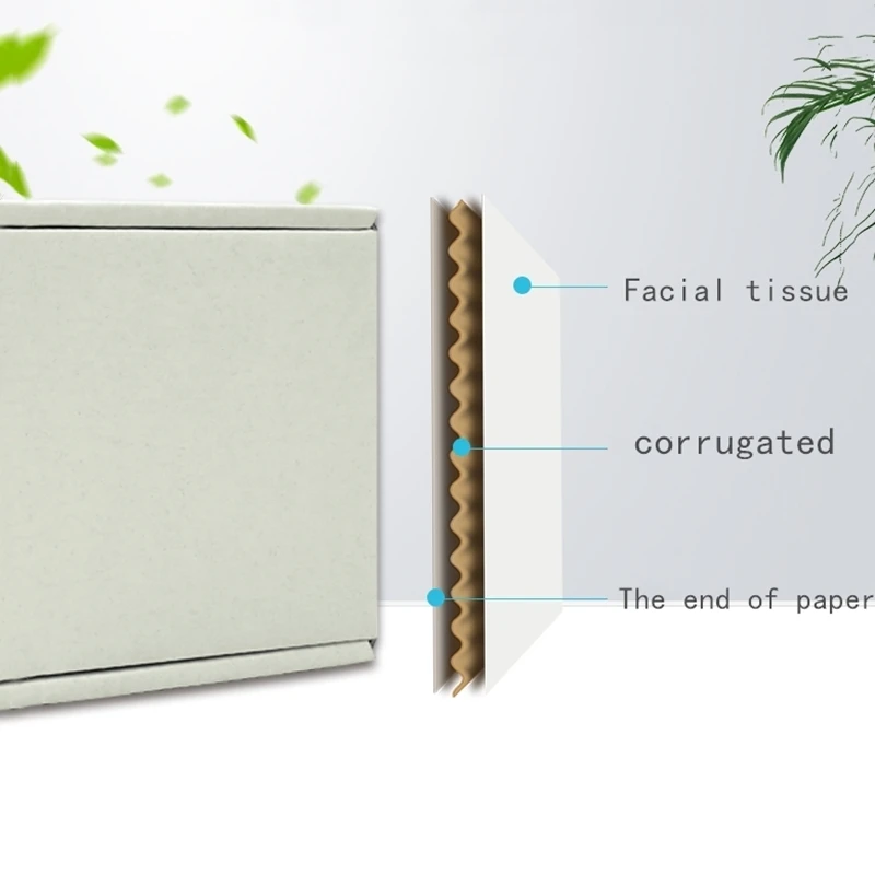 20 шт. белая Подарочная коробка Гофрированная для празднивечерние НКИ картонная