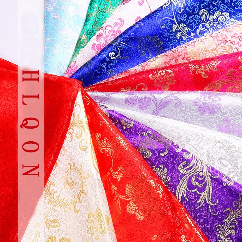 Ткань HLQON для фетра парчовая ткань разных цветов с хвостом Феникса 50 х90 см|Ткань| |