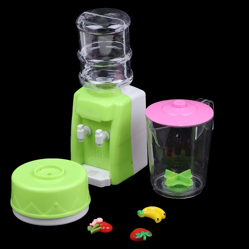 1 комплект пластиковый кукольный домик мини дозатор воды соковыжималка игрушка