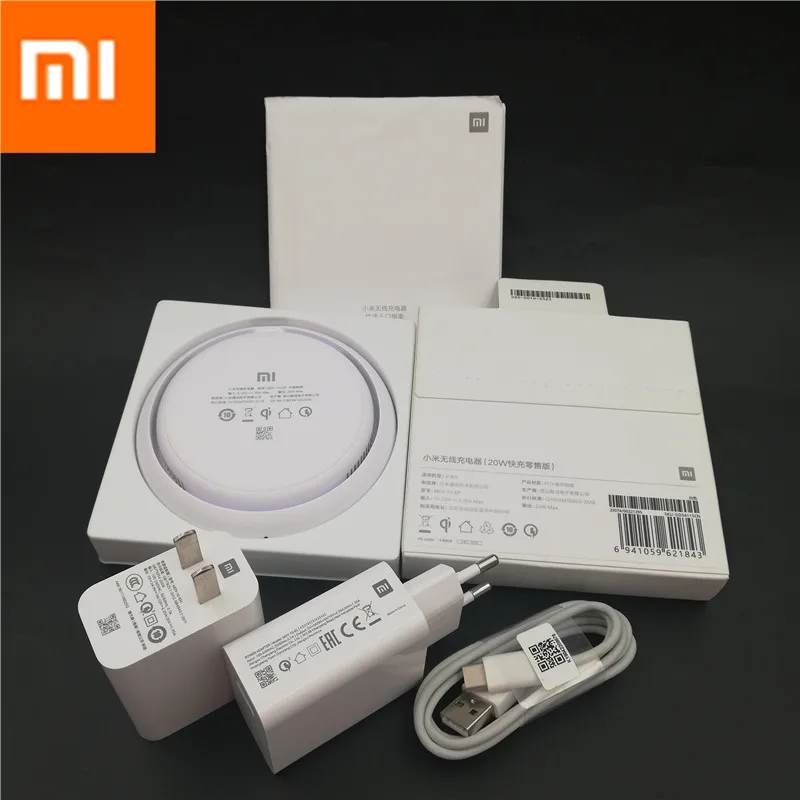 Новое 27 Вт Оригинальное Беспроводное зарядное устройство Xiaomi 20 Вт Макс 15 в применяется к Xiaomi Mi9 MiX 2S Mix 3 Qi EPP10W для iPhone 11 XS XR XS Max