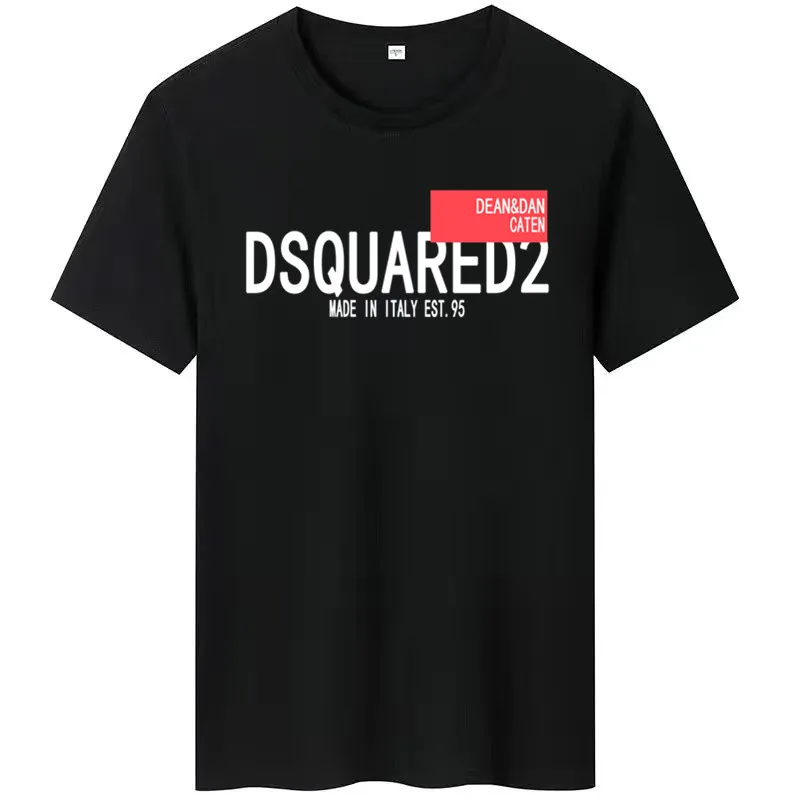 

Maglietta Dsquared2 da uomo classica estate 2021 O-collo stampa O-collo a maniche corte casual Harajuku размера плюс D2