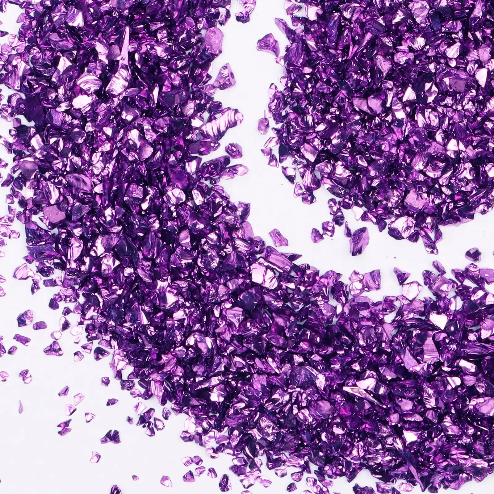 

Crushed Glass Glitter Metal Chips for DIY Jewelry Making Nail Art Decoration Coaster Filling Decorative Crystal For Epoxy Resin