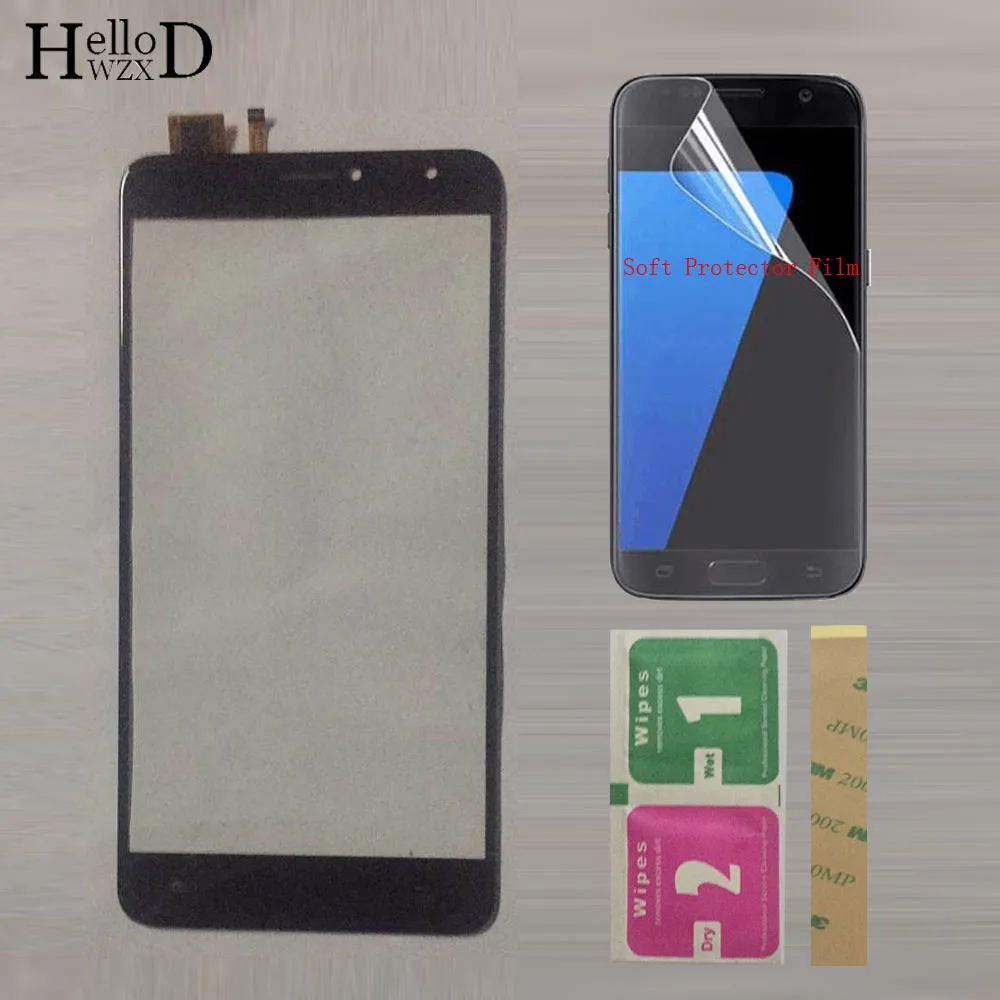 6 0 touch screen for archos 60 platinum phone touch screen glass sensor digitizer front glass mobile parts protector film free global shipping