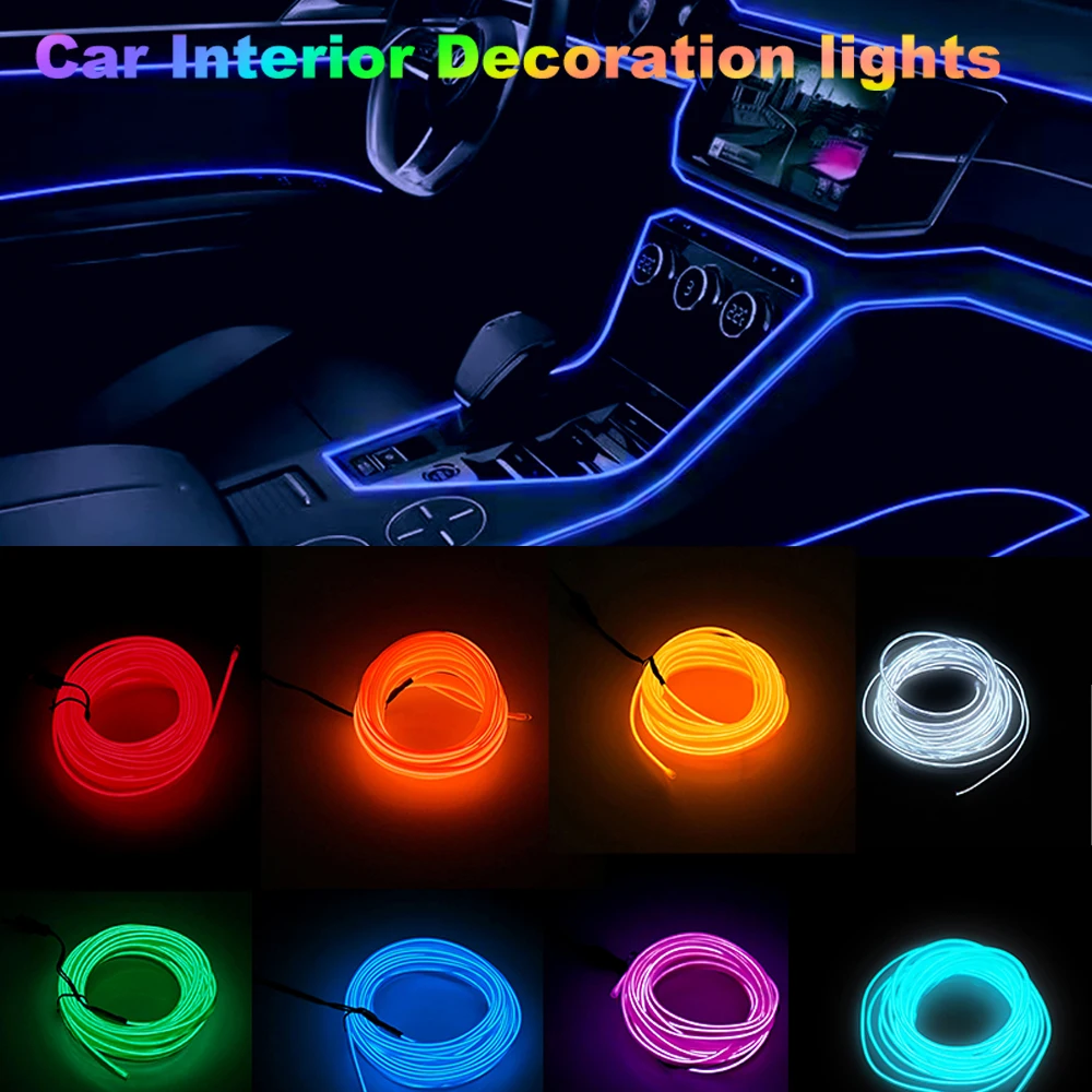 Светодиодсветильник лента для салона автомобиля 1/2/3/4/5 м Mazda 3 6 2 MS CX5 CX3 CX9 Miata Yaris MX3