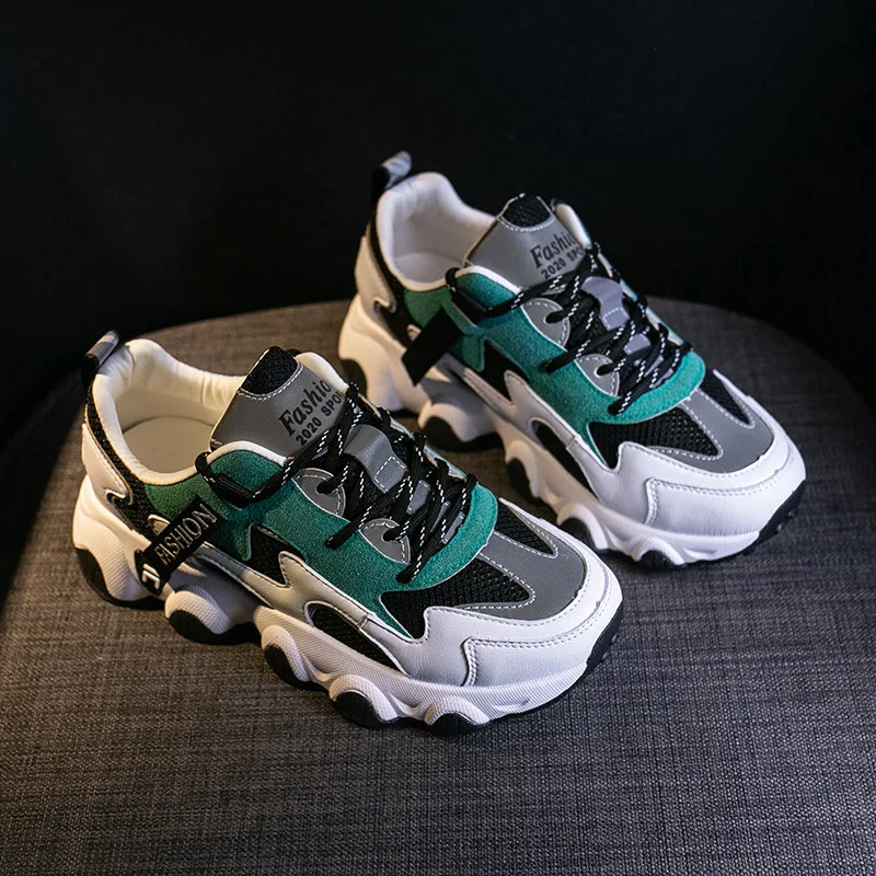 

2020 New White Women Sneakers shoes woman Fashion Bottom Womens Platform Casual Shoes Zapatos De Mujer Chunky ladies Sneakers