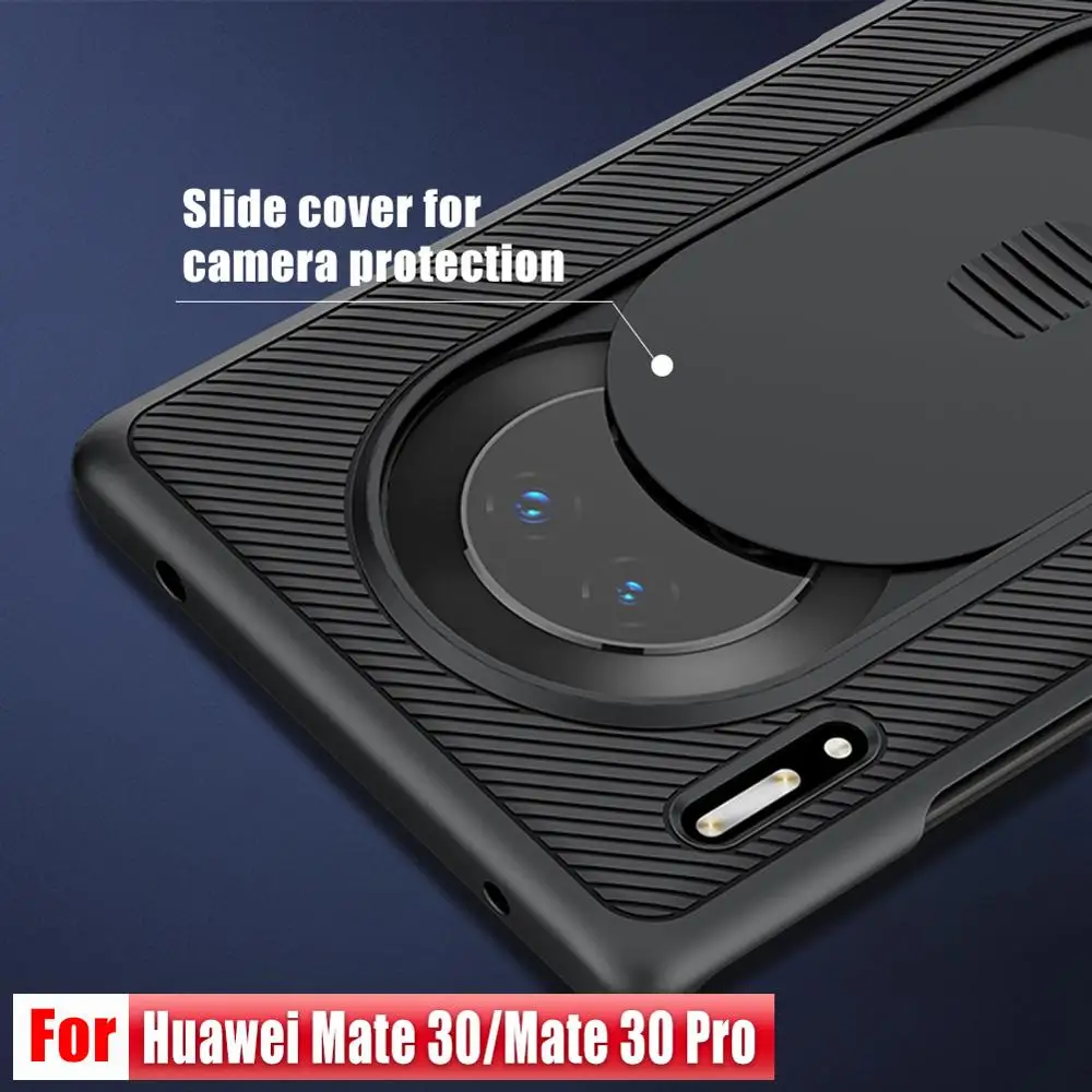 

For Huawei Mate 30 Pro Case NILLKIN CamShield Case Slide Camera Cover anti-skidding dust-proof Anti-Fingerprints For Mate 30 5G