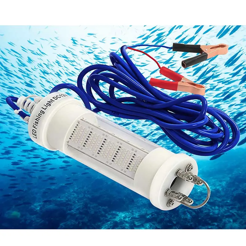 

LED Underwater Night Fishing Boat Lights DC12V or 24V 140W 5M Cable Attracting Fishes LED Dock Light