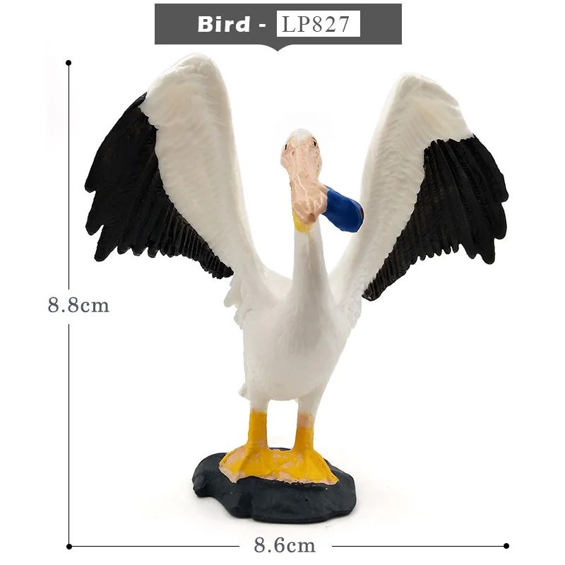 Bird-c Имитация индейки птица курица ферма ПВХ Модель Животного Фигурка домашний декор миниатюрное украшение для сада в виде Феи современные аксессуары - Цвет: Bird-c