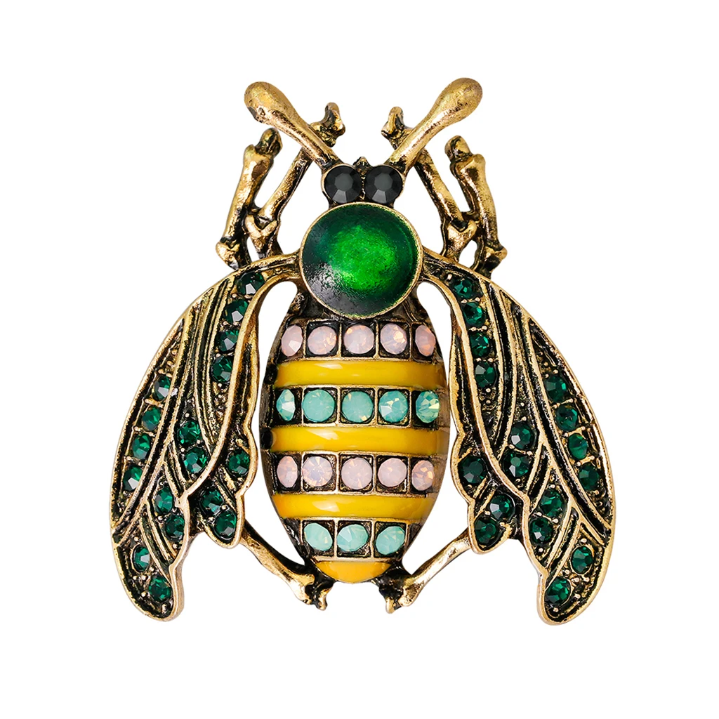 Эмаль пчела броши с насекомыми для Для женщин животным принтом мужчин брошь в