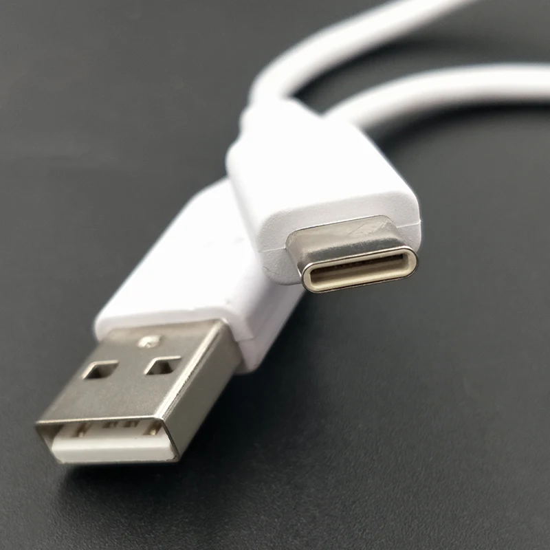 New For LG 100CM Type C Cable White Fast Charging USB 2A Data Sync Line for V30 V20 V30+ W30 W10 K50 K40 Round Flat Cord | Мобильные