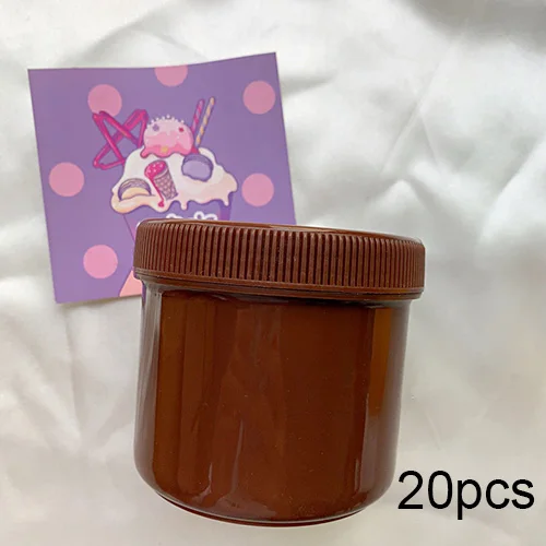 250ml Coffee 20pcs Happy monkey 10/20 штук Slime Контейнеры Коробки 150/250 мл Пластик хранения коробка из полипропилена для пушистое облако Clear Slime глина - Цвет: 250ml Coffee 20pcs