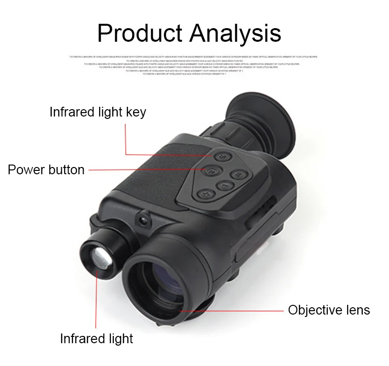 New High Quality Outdoor 6 x 32 Infrared Night Vision Scope Camera Digital Telescope Magnification Hunting Monocular | Электроника