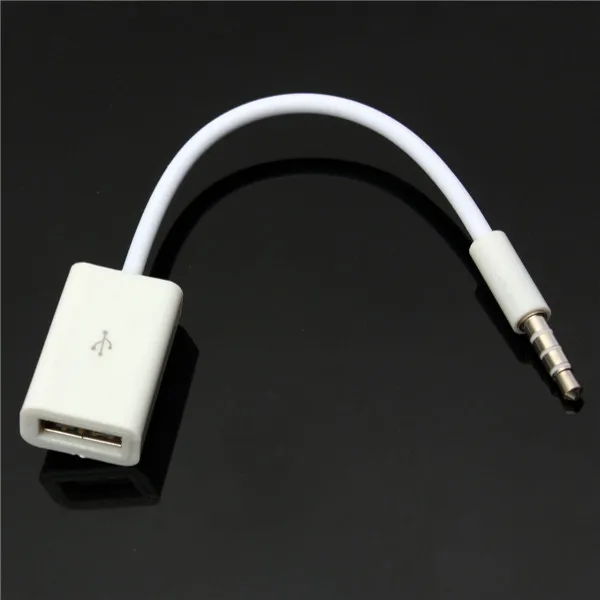 

Автомобильные аксессуары для SUV MP3 3,5 мм штекер AUX аудио разъем к USB 2,0 гнездовой конвертер Кабель шнур
