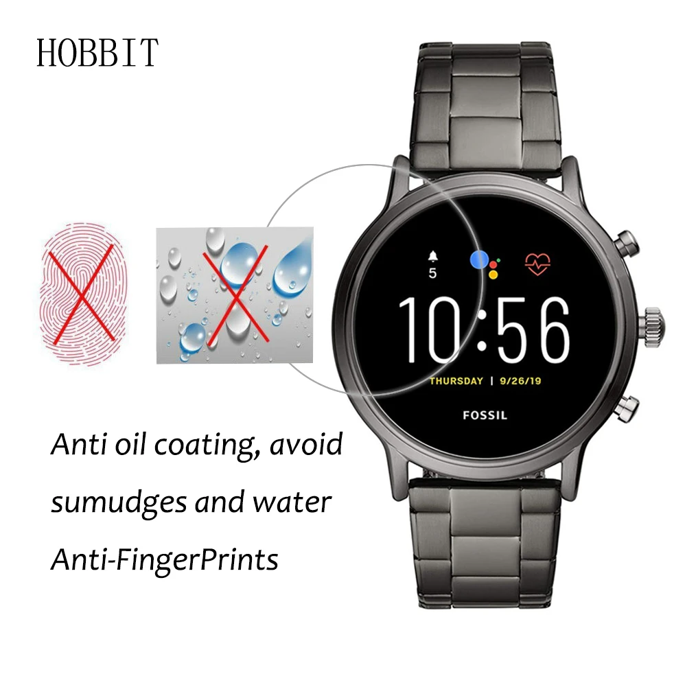 Защитная пленка для смарт часов Fossil Gen 5 Carlyle 3 шт./упаковка|Защитные стёкла и