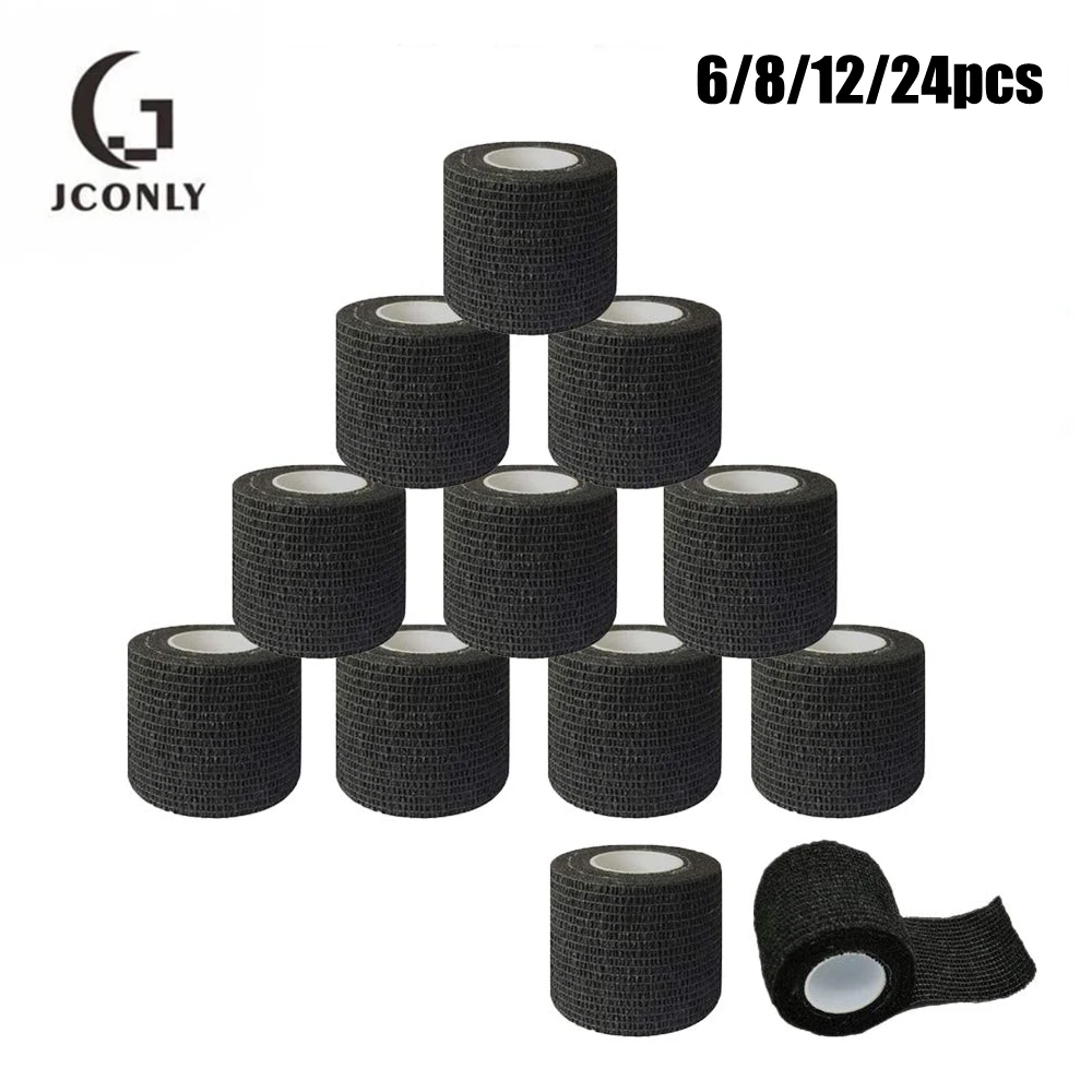 

6 шт., одноразовая самоклеящаяся лента для татуировок, 2 Х5 ярдов