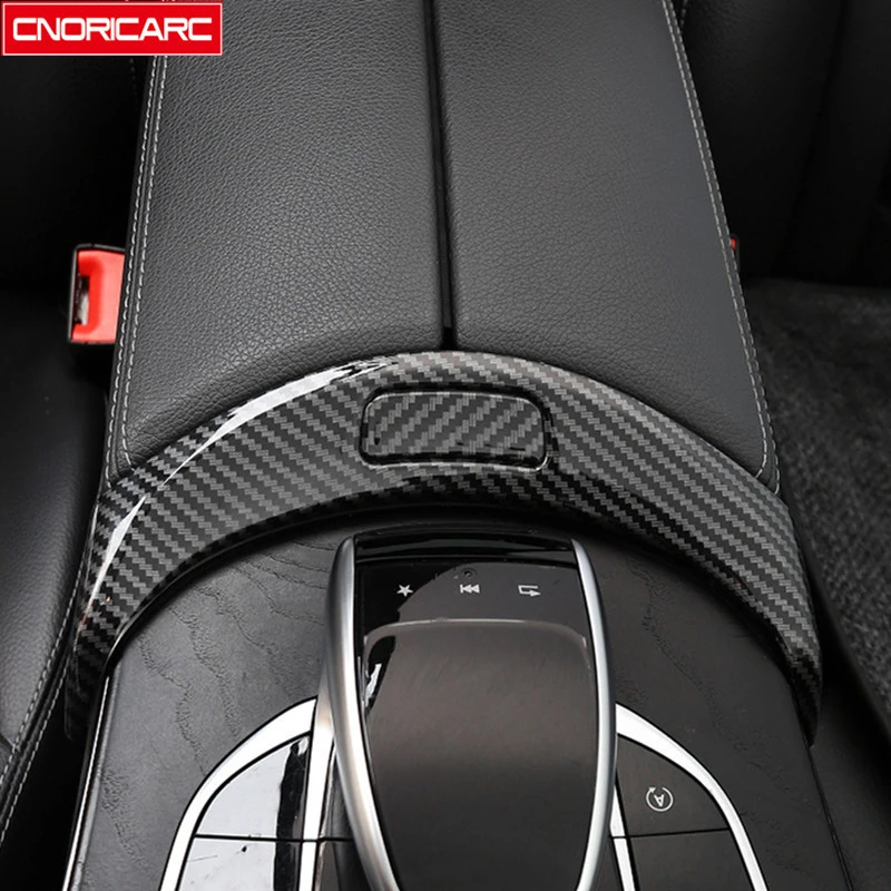 Декоративная панель для подлокотника центральной консоли Mercedes Benz W205 X253 C Class GLC 2015