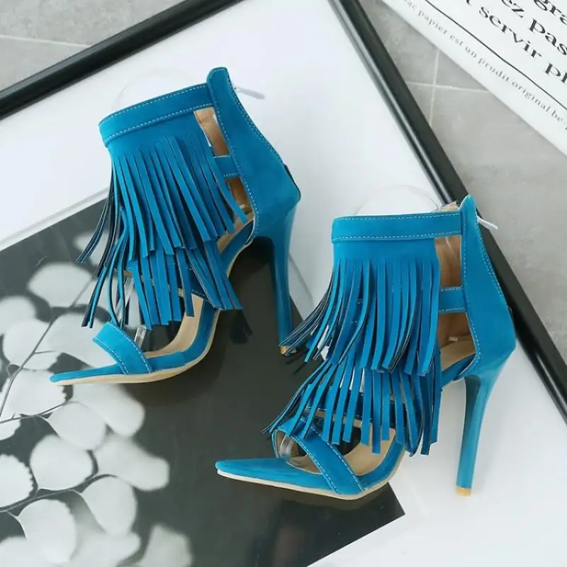 Летние женские сандалии гладиаторы Женская обувь на высоком каблуке с открытым