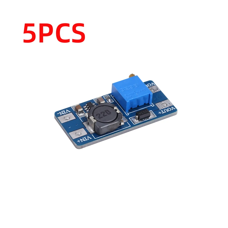 5 шт./лот MT3608 DC boost зарядная Модульная плата входное напряжение повышающий