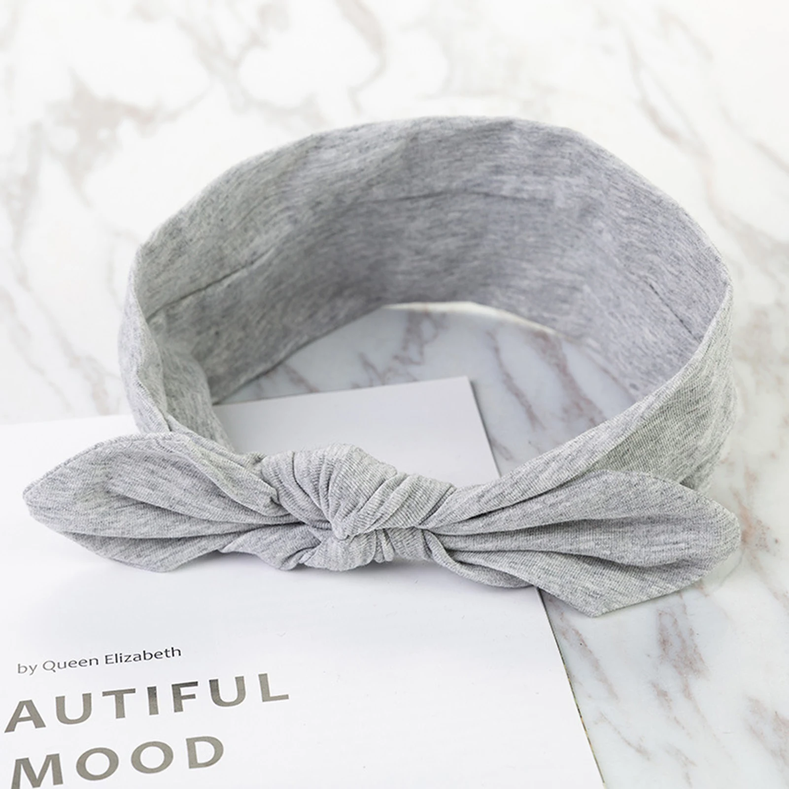 

Baby Headband Seamless Soft Cotton Cute Elastic Hair Band Headdress Big Bow Hair Accessories For Kids Toddler Children
