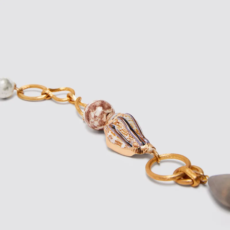 2021 Rushed Real ожерелье с героями мультфильма Моана Колье-чокер природный раковины