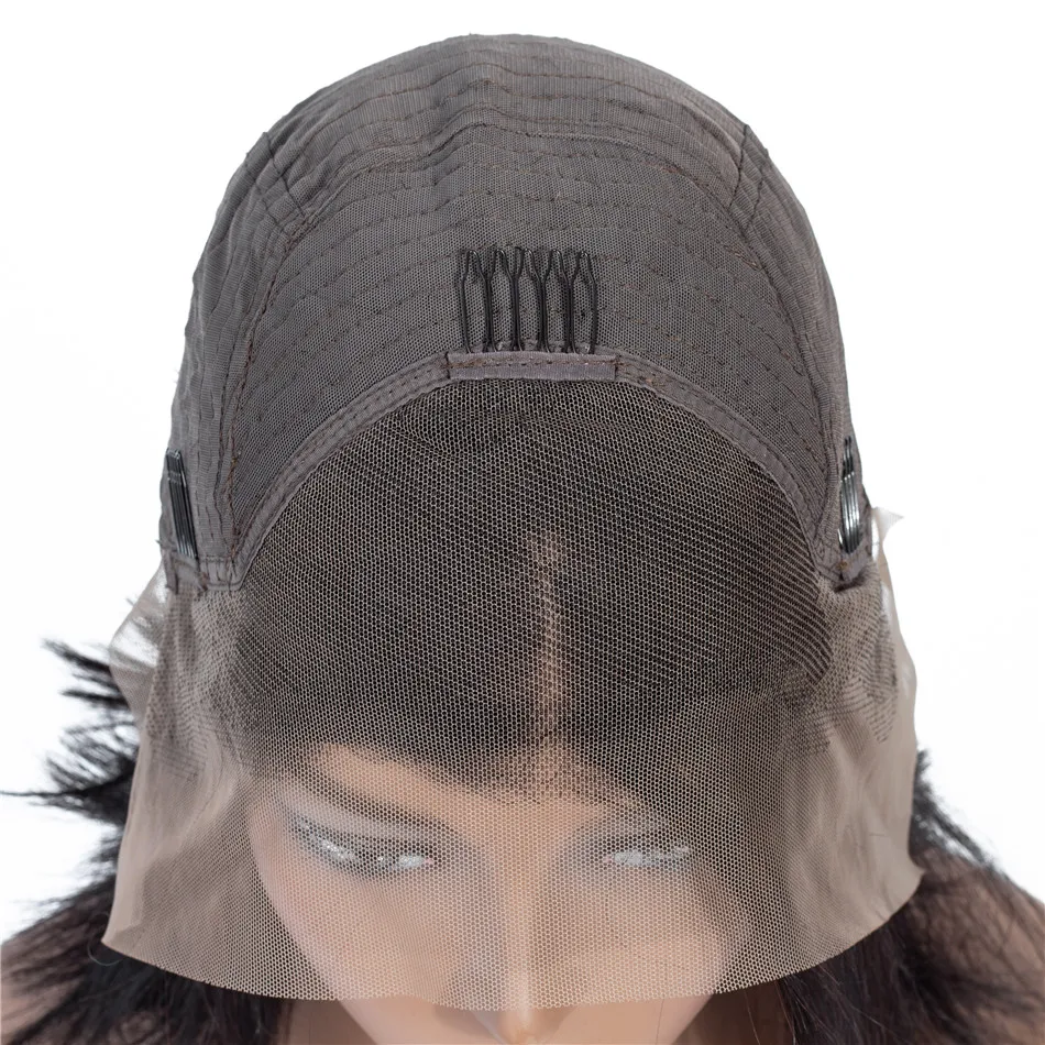 13*4 кудрявые вьющиеся парики из человеческих волос на шнурках для чернокожих