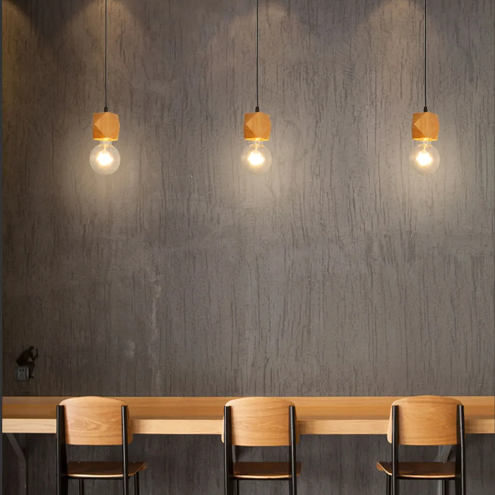 Американский стиль Современная ретро люстра для кухни спальни подвесная