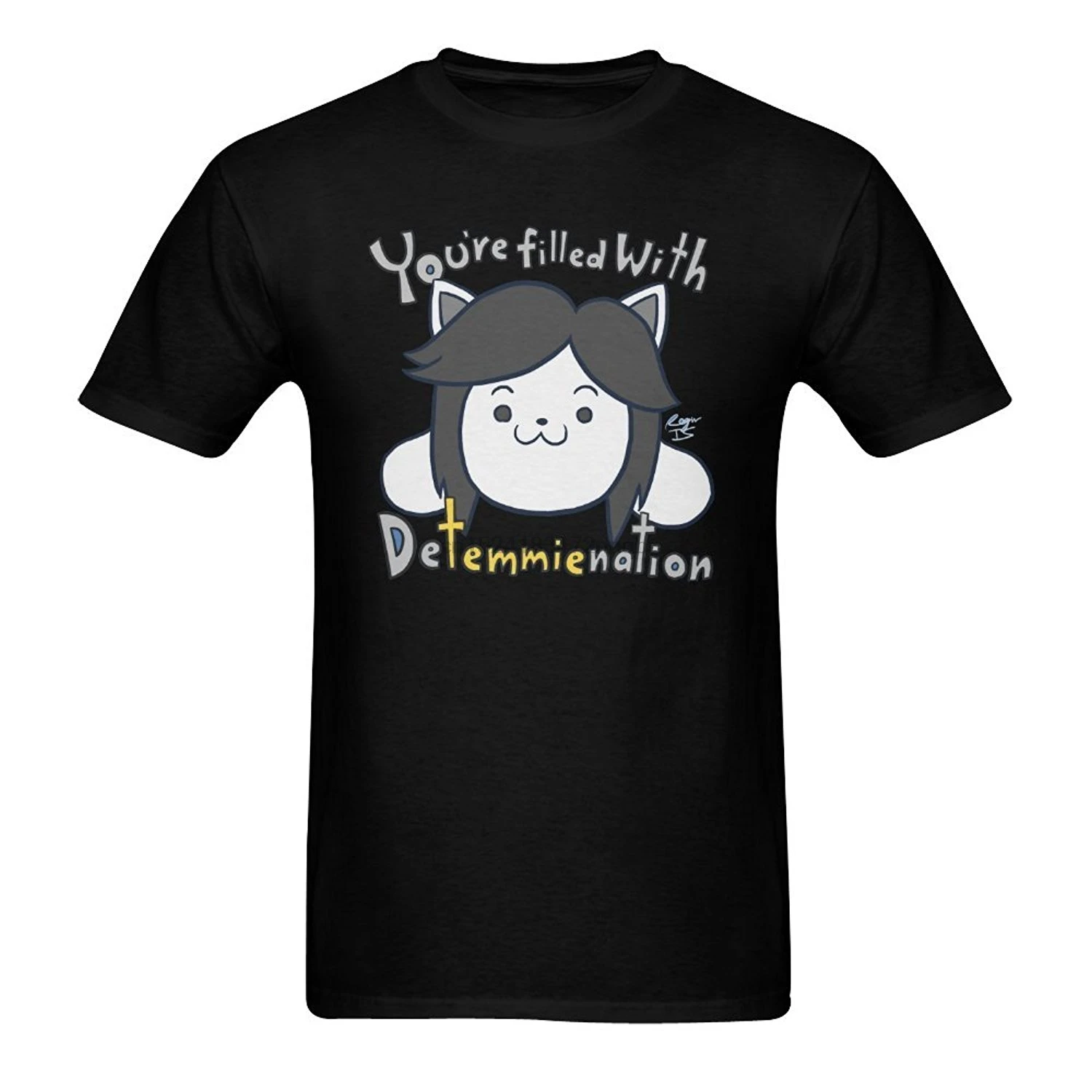 ZIFENG/мужские футболки и Temmie Новое поступление терморубашка Мужская Повседневная