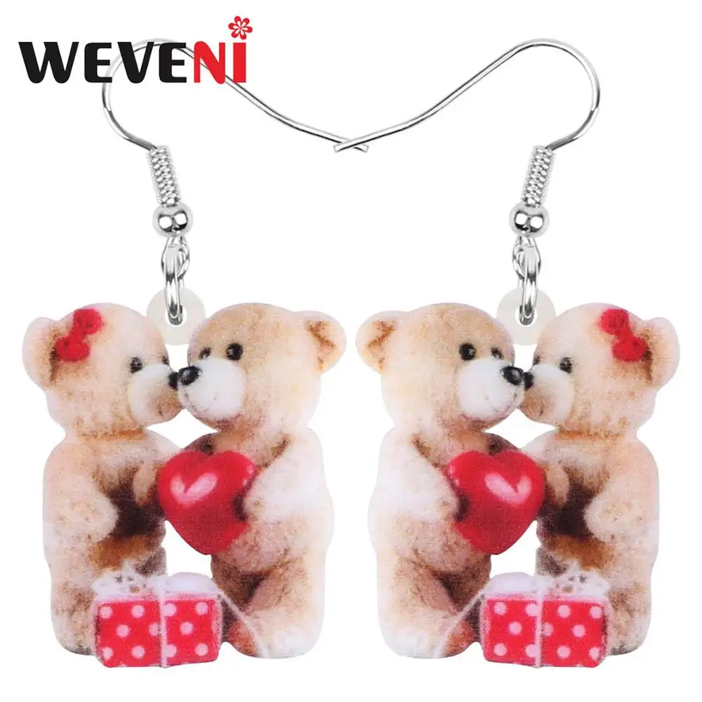 Акриловая бижутерия WEVENI для женщин и девушек аксессуары подарка на День святого