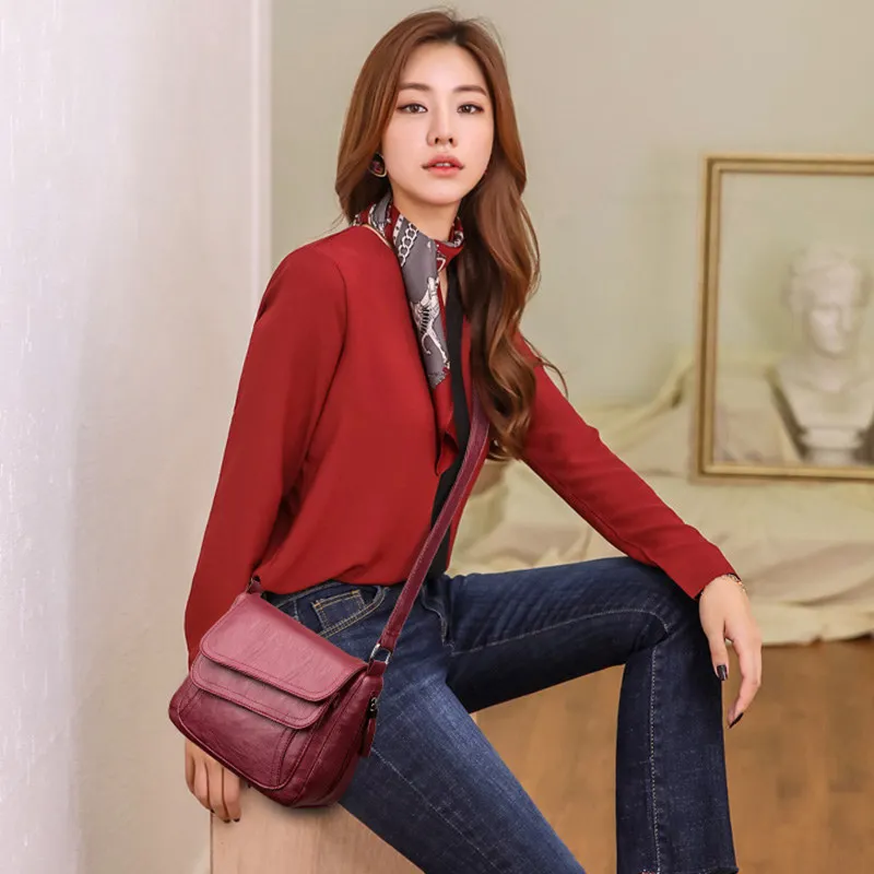 Женская сумка bolsas feminina женская кожаная мессенджер дизайнерская на плечо высокое