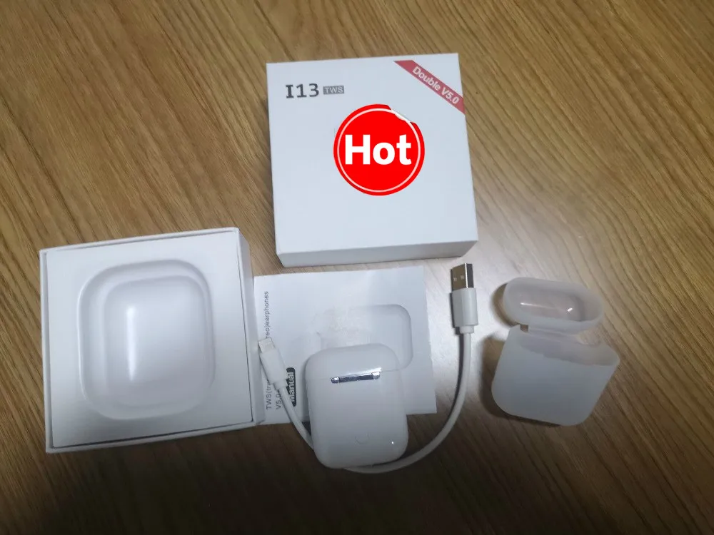 I7s/i9s/i10/i11/i12/i13 Tws беспроводные Bluetooth наушники стерео гарнитура с зарядным боксом