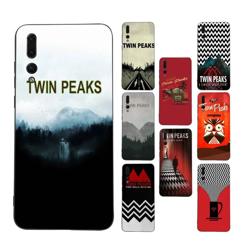 

TWIN PEAKS Phone Case Soft Silicone Case For Huawei p 30lite p30 20pro p40lite P30 Capa