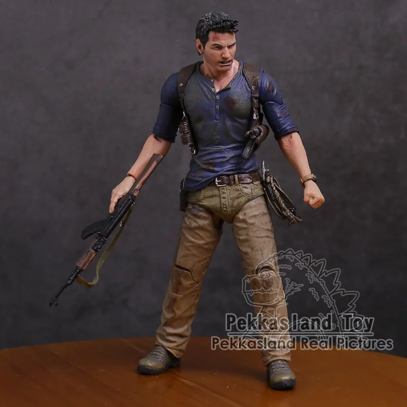 Фигурка NECA Uncharted 4 A robo's end Натан Дрейк Ultimate Edition ПВХ экшн-фигурка Коллекционная