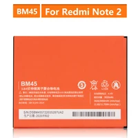 replacement battery for xiaomi mi redmi note 2 redmi nota2 redrice note2 bm45 rechargeable phone battery 3060mah