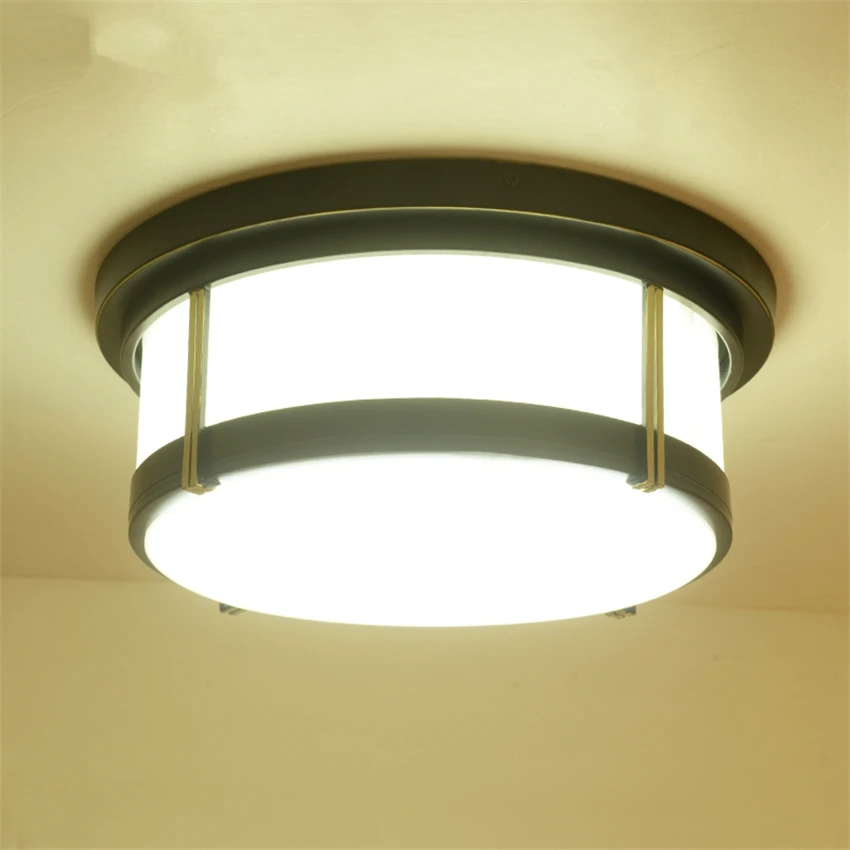 Американские потолочные светильники для спальни простые светодиодные кабинета