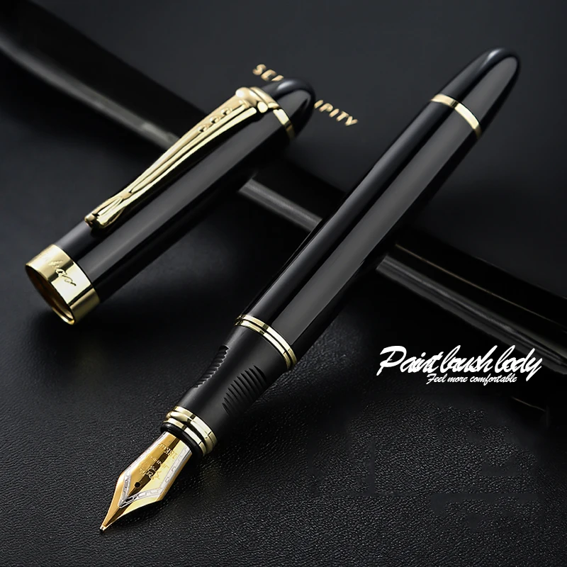 

High Quality Jinhao Fountain Pen Luxury Gift Box Set Medium Nib Ink Pen for Writing Business Gift Canetas