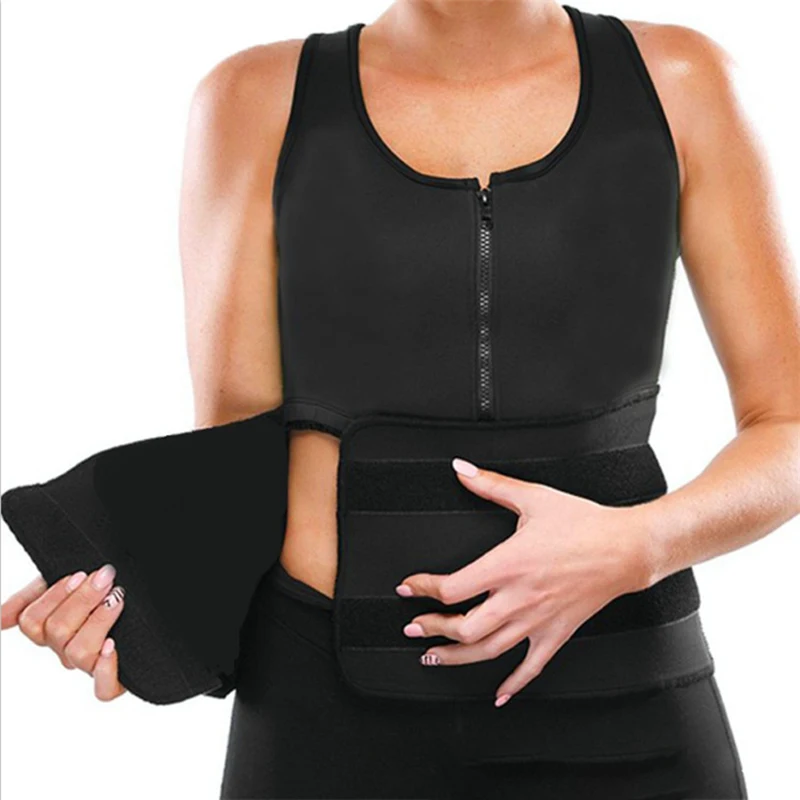 Elastic Fitness Sport Gym Belt Lumbar Waist Support Train Corset Slimming Weight Loss Body Shaper Sweat Yoga Wicking Vest | Спорт и