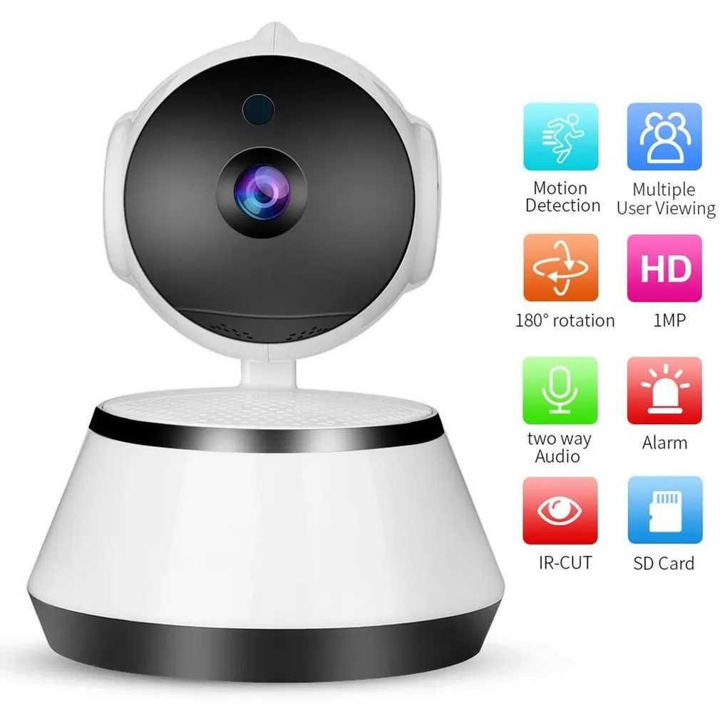 

720P Wifi IP Camera Baby Monitor Portable HD Wireless Smart Baby Camera Audio Video Record Surveillance Home Security Camera 1MP