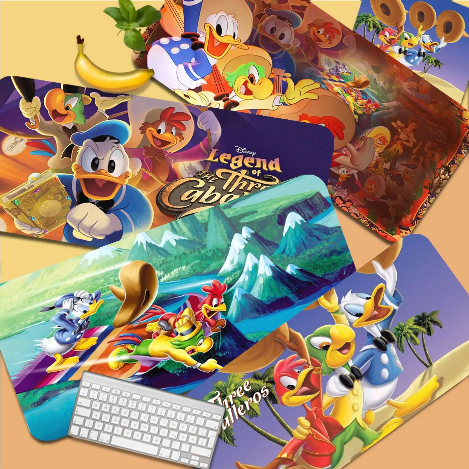 

Disney The Three Caballeros High Quality Laptop Gaming Mice Mousepad Size for CSGO Game Player Desktop PC Computer Laptop