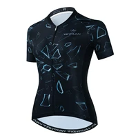 keyiyuan 2022 summer womens short sleeve cycling jersey tops road mtb bike clothing bicycle shirts camiseta ciclismo feminina