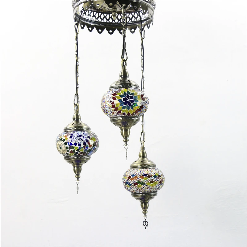 Богемное дневное освесветильник светодиодное витражное стекло