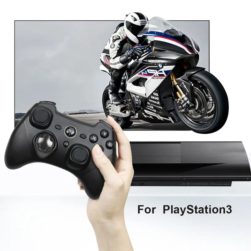 Беспроводной игровой контроллер с двойной вибрации геймпад для PS3 консоли ESM 9101