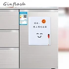 Мягкий гибкий холодильник ginflation 15*21 см, Модель A5 Доска сообщения Board, водонепроницаемый холодильник, 1 маркер и 2 кнопки