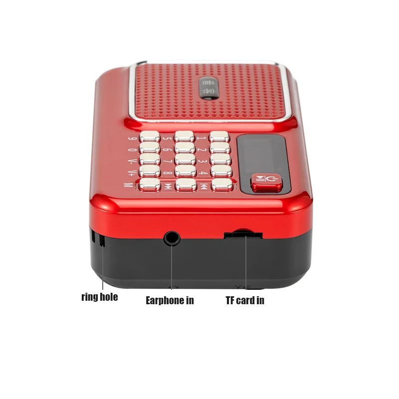 Портативный Bluetooth FM-радиоприемник динамик USB TF-карта плеер 3 5 мм наушники выход
