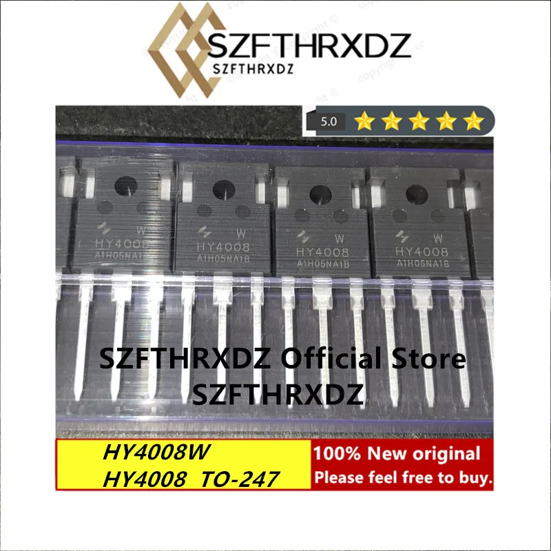 100% Новый оригинальный HY4008W TO-247A-3L HY4008 TO247 80V 200A 30 шт./трубка 330 шт./корт (10 шт.) |
