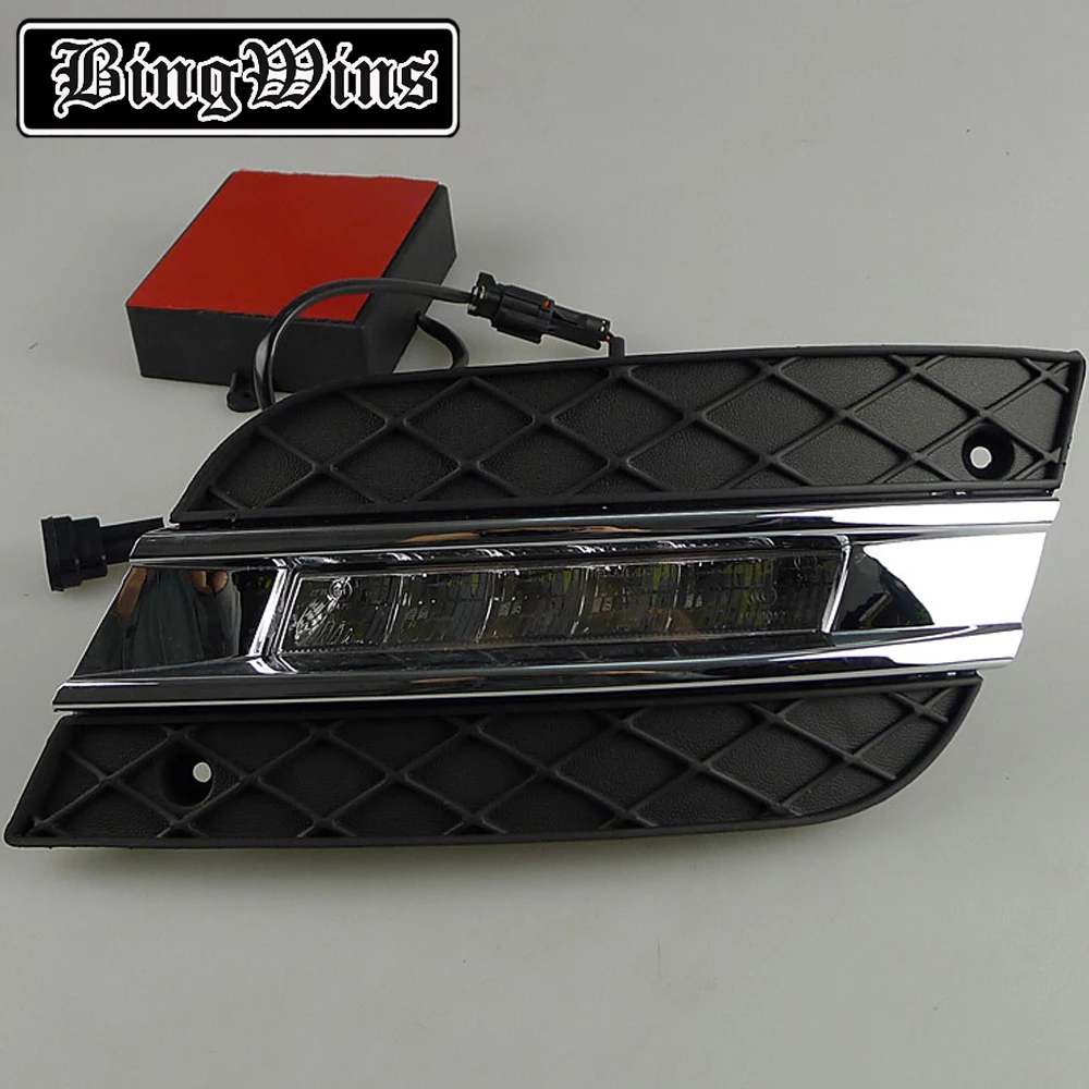 

Car styling For 10-11 Mercedes Benz W164 ML350 daytime running lamp modified fog lamp LED daytime running lamp