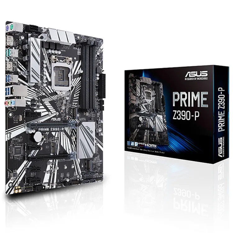 Z390-P FOR ASUS desktop computer motherboard supports 8 generations I7 8700K I9 9900K