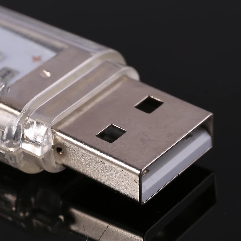 Портативный брелок 3 светодиодный белый ночсветильник питание от USB U-диск форма