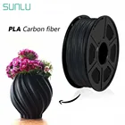 Углеродное волокно SUNLU для 3D-принтера, 1,75 мм, 1 кг, черного цвета