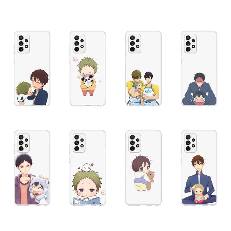 

School Babysitters Ryuichi Kashima Phone Case Transparent For Samsung Galaxy A S Note 9 10 51 50 71 70 80 20 21 30s ultra plus